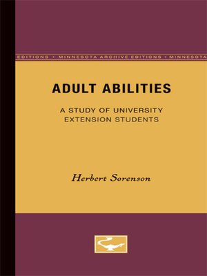 cover image of Adult Abilities